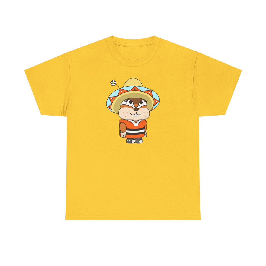 Chippy La Bamba — Cute chipmunk in Sombrero Kids & Adult Graphic T-Shirt